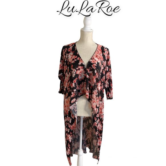 LuLaRoe Sweaters - LuLaRoe Shirley Kimono Cherry Blossom Size S